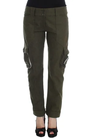 ERMANNO SCERVINO Mujer, Pantalones, Verde, Talla: S