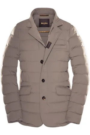 MOORER Hombre, Chaquetas, Marrón, Talla: L