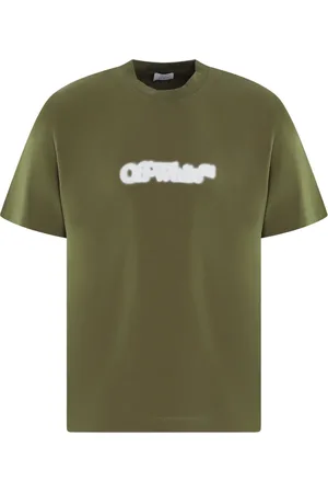 OFF-WHITE Hombre, Camisetas, Verde, Talla: M