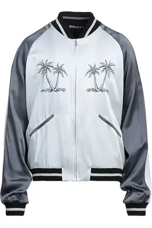 Palm Angels Hombre, Chaquetas, Gris, Talla: L