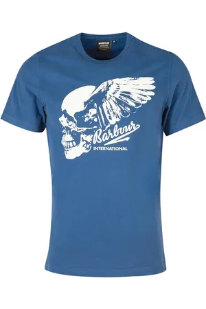 Barbour Hombre, Camisetas, Azul, Talla: M