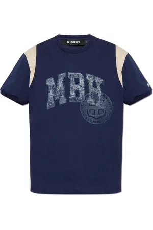 MISBHV Hombre, Camisetas, Azul, Talla: XS