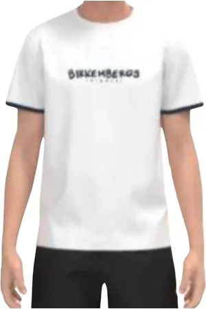 Bikkembergs Hombre, Camisetas, Blanco, Talla: S