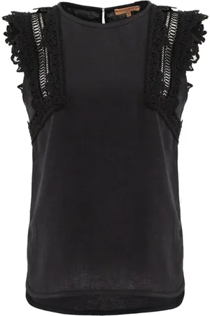 ERMANNO SCERVINO Mujer, Camisetas, Negro, Talla: S