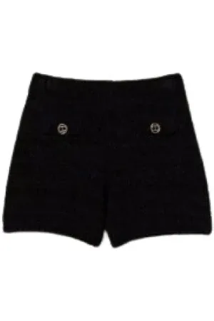 Twin-Set Mujer, Pantalones cortos, Negro, Talla: S