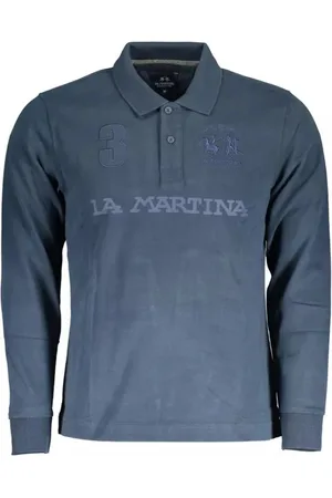 La Martina Hombre, Camisetas, Azul, Talla: XL