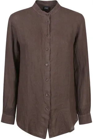 FAY Mujer, Blusas y Camisas, Marrón, Talla: S