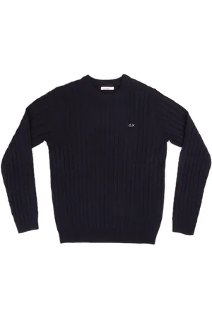 sun68 Hombre, Jerseys, Azul, Talla: L