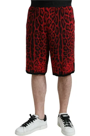 Dolce & Gabbana Hombre, Pantalones cortos, Rojo, Talla: L