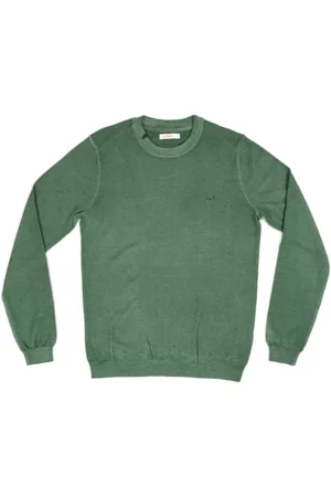 sun68 Hombre, Jerseys, Verde, Talla: L
