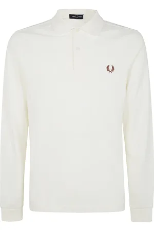 Fred Perry Hombre, Camisetas, Blanco, Talla: L