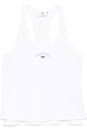 Elisabetta Franchi Mujer, Camisetas, Blanco, Talla: XS