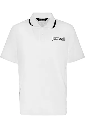 Roberto Cavalli Hombre, Camisetas, Blanco, Talla: L
