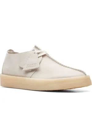 Clarks Hombre, Zapatos, Blanco, Talla: 41 EU