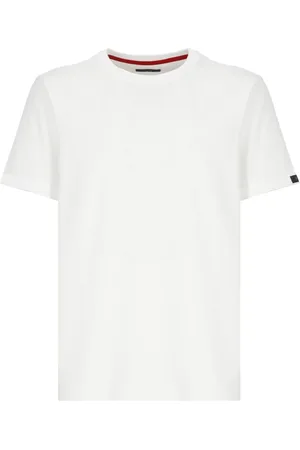 FAY Hombre, Camisetas, Blanco, Talla: 2XL