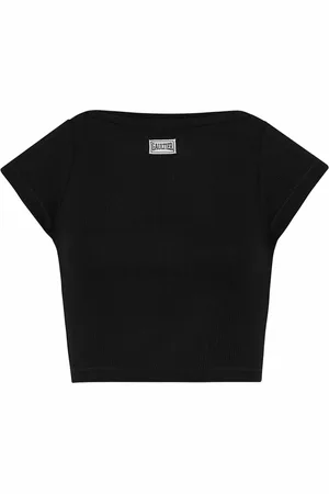 Jean Paul Gaultier Mujer, Camisetas, Negro, Talla: M