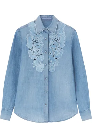 ERMANNO SCERVINO Mujer, Blusas y Camisas, Azul, Talla: M