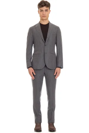 BARBA Hombre, Trajes, Gris, Talla: L
