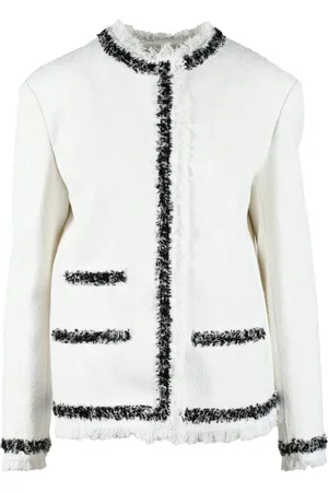 Msgm Mujer, Chaquetas, Blanco, Talla: 2XS