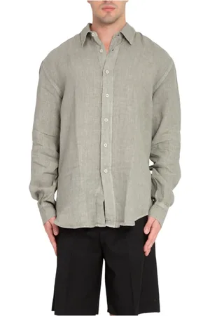 COSTUMEIN Hombre, Camisas, Verde, Talla: L