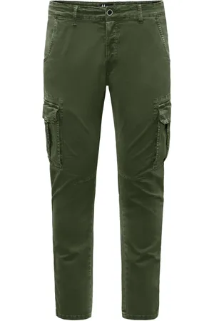 Bomboogie Hombre, Pantalones, Verde, Talla: W28