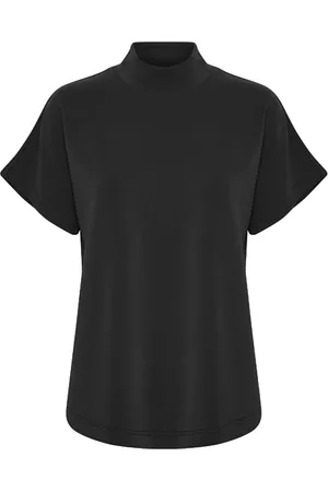My Essential Wardrobe Mujer, Camisetas, Negro, Talla: XL