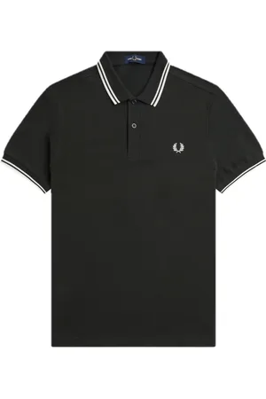 Fred Perry Hombre, Camisetas, Verde, Talla: M