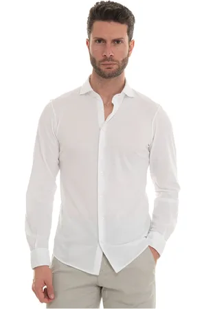 Gran Sasso Hombre, Camisas, Blanco, Talla: S