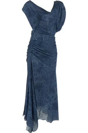 Ganni Mujer, Vestidos, Azul, Talla: L
