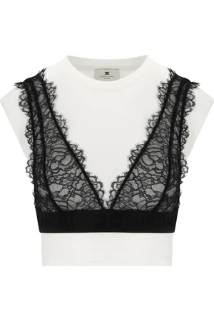 Elisabetta Franchi Mujer, Camisetas, Blanco, Talla: M