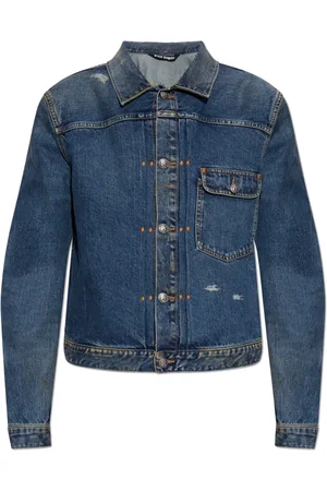 Palm Angels Hombre, Chaquetas, Azul, Talla: XL