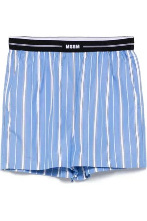 Msgm Mujer, Pantalones cortos, Azul, Talla: S