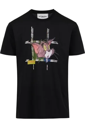 Iceberg Hombre, Camisetas, Negro, Talla: L