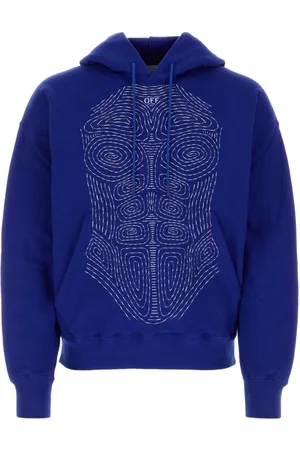 OFF-WHITE Hombre, Sudaderas, Azul, Talla: M