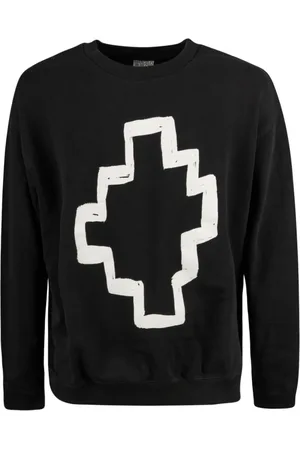 MARCELO BURLON Hombre, Sudaderas, Negro, Talla: S