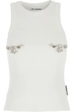 Des Phemmes Mujer, Camisetas, Blanco, Talla: S