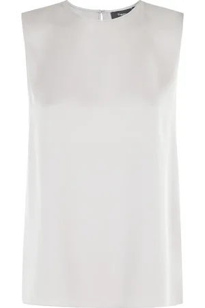 THEORY Mujer, Camisetas, Gris, Talla: M