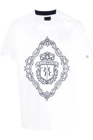 BILLIONAIRE Hombre, Camisetas, Blanco, Talla: XL