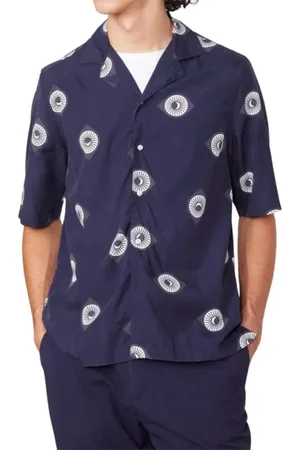 OFFICINE GENERALE Hombre, Camisas, Azul, Talla: M