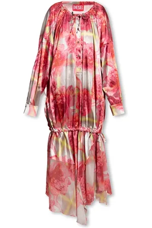 Diesel Mujer, Vestidos, Rojo, Talla: L