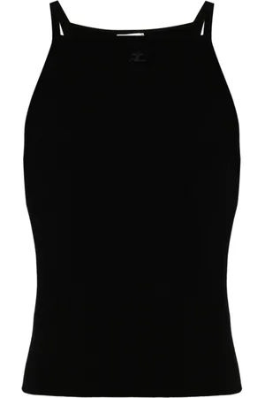 Courrèges Mujer, Camisetas, Negro, Talla: M