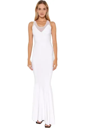 Norma Kamali Mujer, Vestidos, Blanco, Talla: S