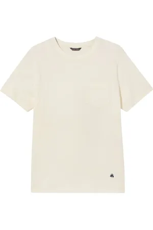 Brooks Brothers Hombre, Camisetas, Blanco, Talla: 3XL