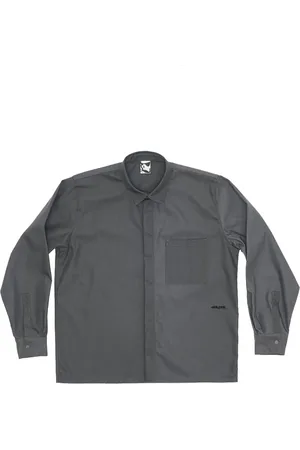 GR10K Hombre, Camisas, Gris, Talla: S