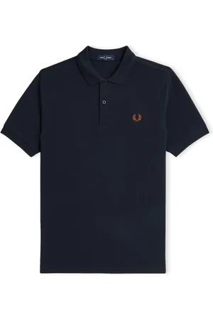 Fred Perry Hombre, Camisetas, Azul, Talla: M