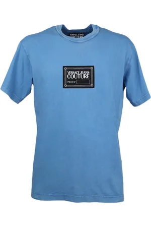 VERSACE Hombre, Camisetas, Azul, Talla: L