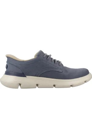 Skechers Hombre, Zapatos, Azul, Talla: 44 EU