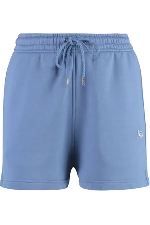 Maison Kitsuné Mujer, Pantalones cortos, Azul, Talla: XS