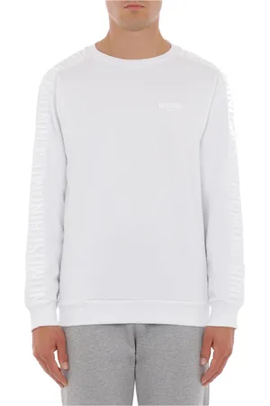 Moschino Hombre, Sudaderas, Blanco, Talla: M