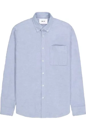 NN.07 Hombre, Camisas, Azul, Talla: S